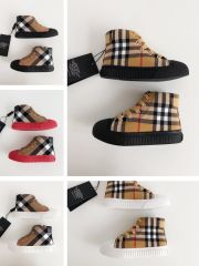 High-top side zipper Board Shoes for kids 5 colors