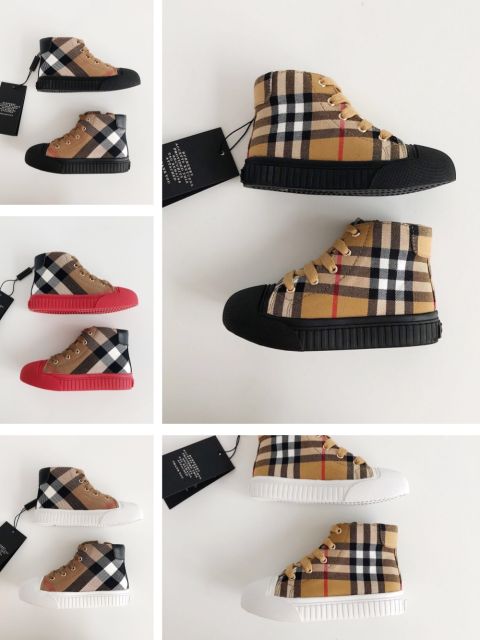 High-top side zipper Board Shoes for kids 5 colors
