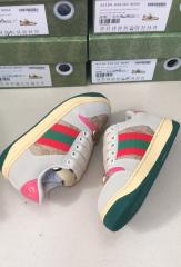 Canvas Leather Patchwork Colorblock Casual Shoes for Kids 9 colors