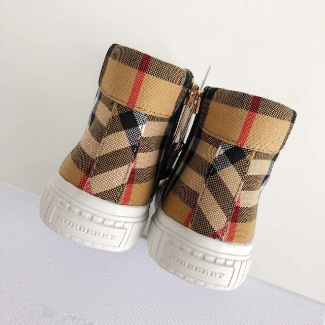 High-top side zipper Board Shoes for kids 5 colors