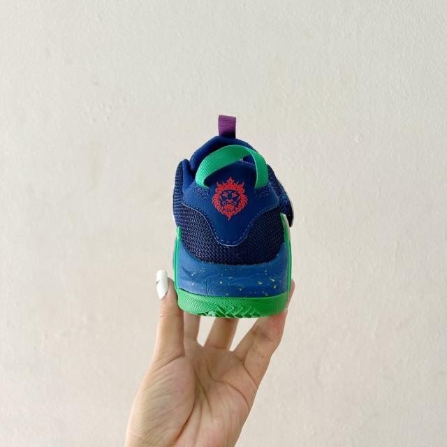 Breathable Velcro Sports Basketball Shoes for Kids 8 colors