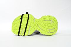 B 3XL Sneaker in Black And White Yellow 734734W3XL69031