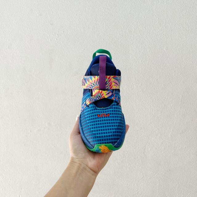Breathable Velcro Sports Basketball Shoes for Kids 8 colors