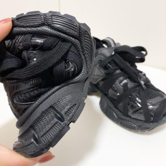 Lace-up model made old shoes for kids 4 colors