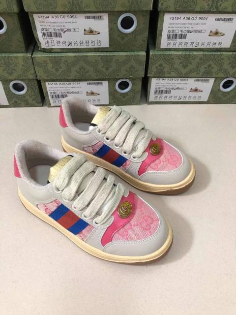 Canvas Leather Patchwork Colorblock Casual Shoes for Kids 9 colors