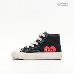 Co-branded love  velcro high/low Top board shoes for kids 4 colors