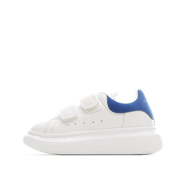 Velcro fashion low-top white shoes for Kids 8 colors