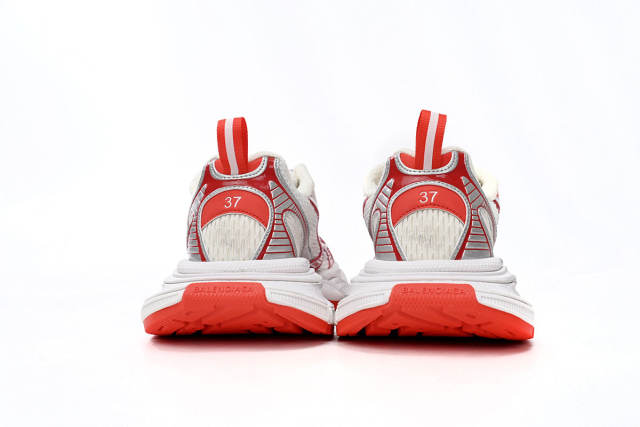 B 3XL Sneaker in White Red 734734W3XL29060