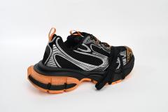 B 3XL Sneaker in All Black Orange 734731W3XL31178
