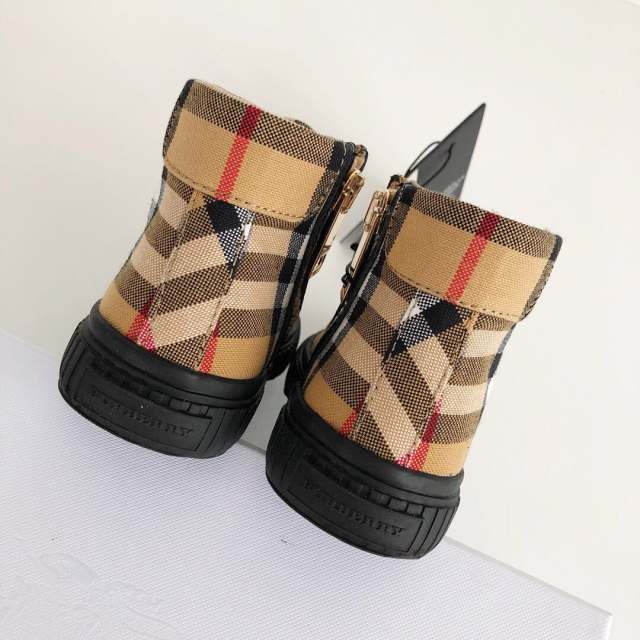High-top side zipper Board Shoes for kids 5 colors