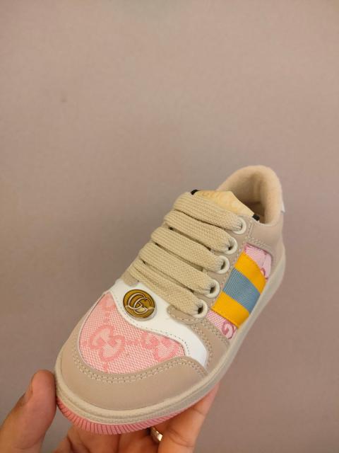 Canvas Leather Patchwork Colorblock Casual Shoes for Kids 9 colors