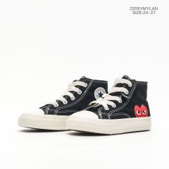 Co-branded love  velcro high/low Top board shoes for kids 4 colors