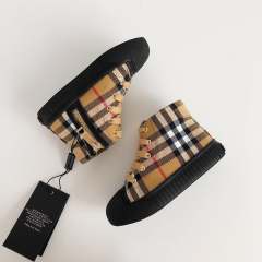 High-top side zipper Board Shoes for kids 5 colors
