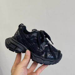 Lace-up model made old shoes for kids 4 colors