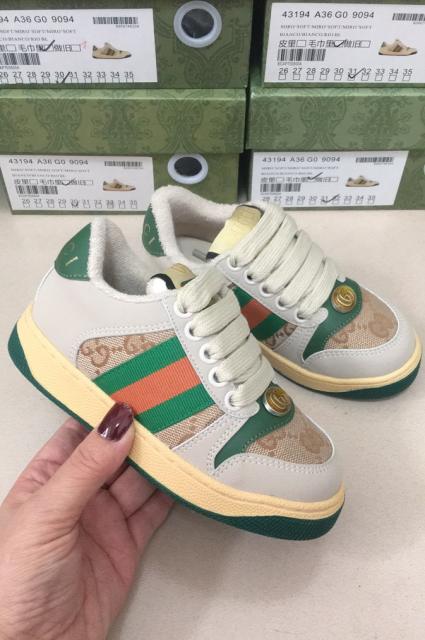 Canvas Leather Patchwork Colorblock Casual Shoes for Kids 9 colors