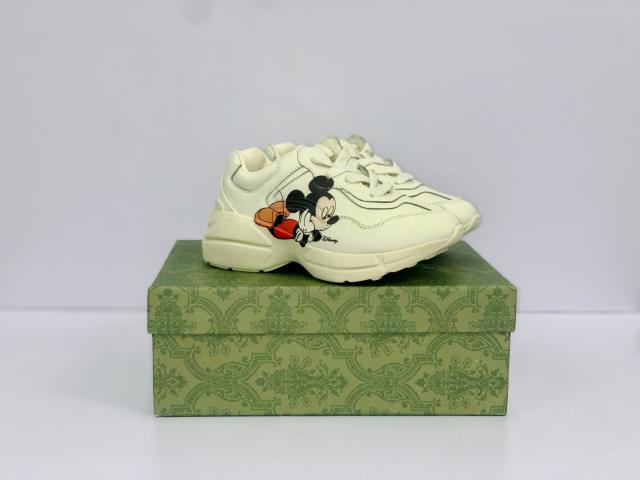 Mickey Mouse Love Letter Printed Thick Bottom Low Top Sneakers for Kids 5 colors