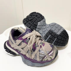 Lace-up model made old shoes for kids 4 colors