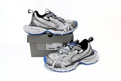 B 3XL Sneaker in Black And White Blue 734734W3RB70226