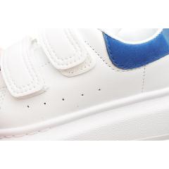 Velcro fashion low-top white shoes for Kids 8 colors