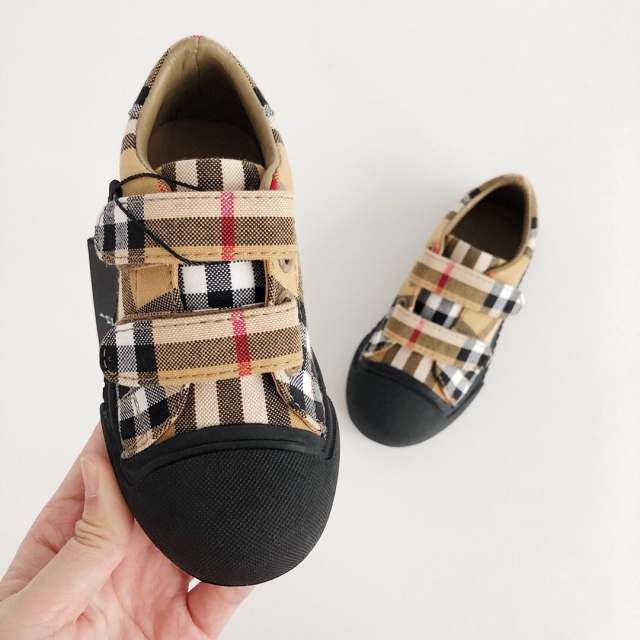 Checkered Velcro Low Top Shoes for kids 5 colors