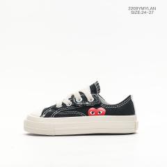 Co-branded love  velcro high/low Top board shoes for kids 4 colors