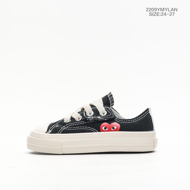 Co-branded love  velcro high/low Top board shoes for kids 4 colors