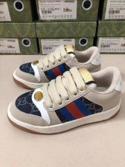 Canvas Leather Patchwork Colorblock Casual Shoes for Kids 9 colors