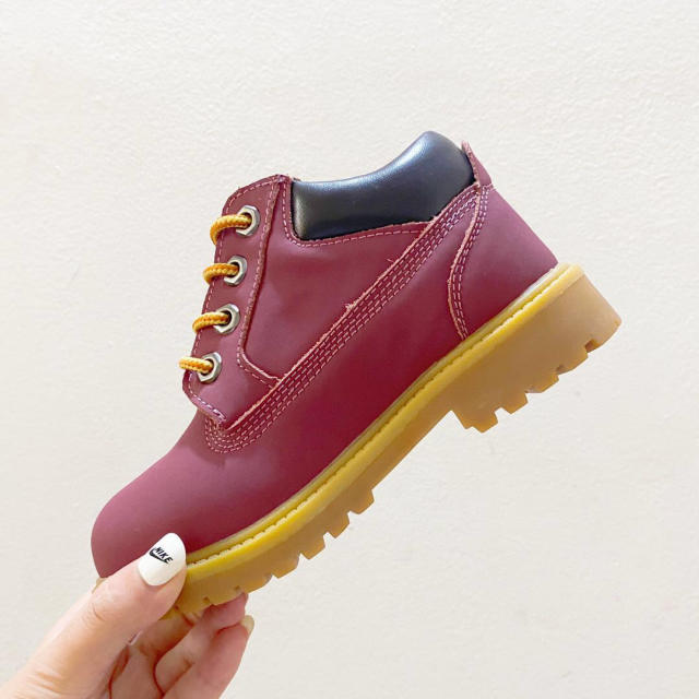 Warm Outdoor High/Low Top Martin Boots for Kids 8 colors