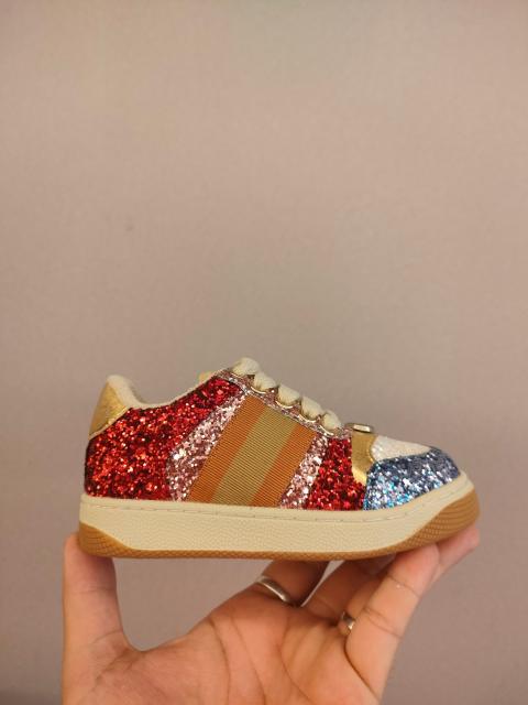 Canvas Leather Patchwork Colorblock Casual Shoes for Kids 9 colors