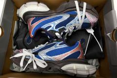 B 3XL Sneaker in Silver Red and Blue 542229W1RB50513