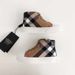 High-top side zipper Board Shoes for kids 5 colors