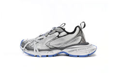 B 3XL Sneaker in Black And White Blue 734734W3RB70226