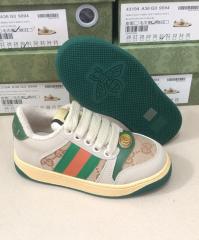 Canvas Leather Patchwork Colorblock Casual Shoes for Kids 9 colors