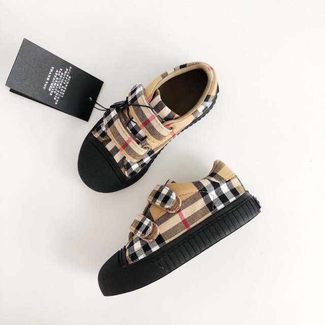 Checkered Velcro Low Top Shoes for kids 5 colors