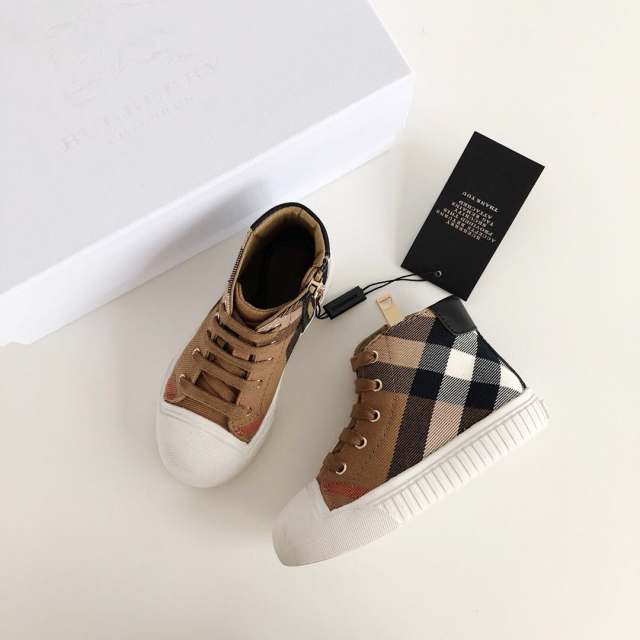High-top side zipper Board Shoes for kids 5 colors