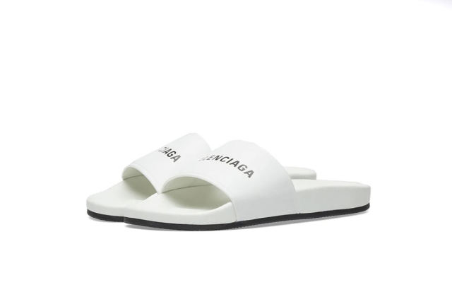 B Pool Slide White 565826 W1S80 9034 / 565826 W1S83 9034