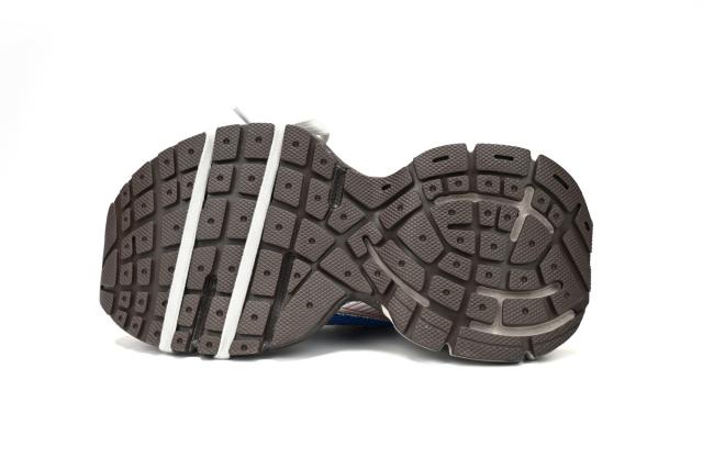 B 3XL Sneaker in Silver Red and Blue 542229W1RB50513