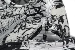 B 3XL Sneaker in White Graffiti 734731 W3XDC 0135