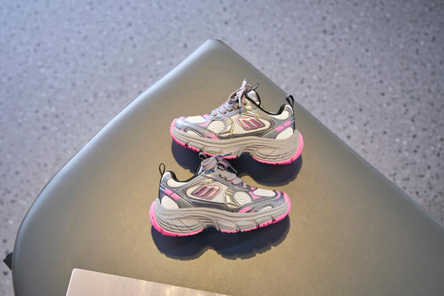 Retro Thick Sole Non-slip Tire Shoes sneakers for Kids 6 colors