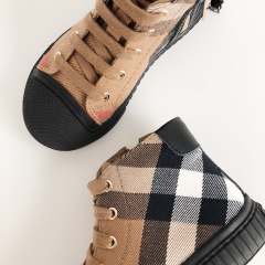 High-top side zipper Board Shoes for kids 5 colors