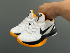 Kobe 6 Lace Up Basketball Shoes for kids 5 colors