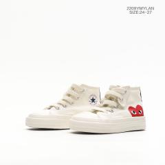 Co-branded love  velcro high/low Top board shoes for kids 4 colors
