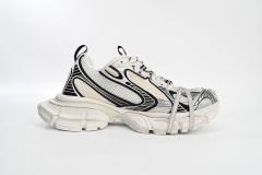 B 3XL Sneaker in Silver Rice White Black 542229W1RB50352