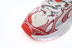 B 3XL Sneaker in White Red 734734W3XL29060