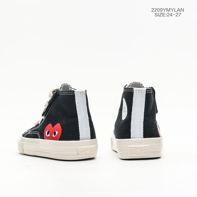 Co-branded love  velcro high/low Top board shoes for kids 4 colors
