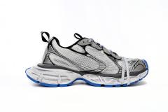 B 3XL Sneaker in Black And White Blue 734734W3RB70226