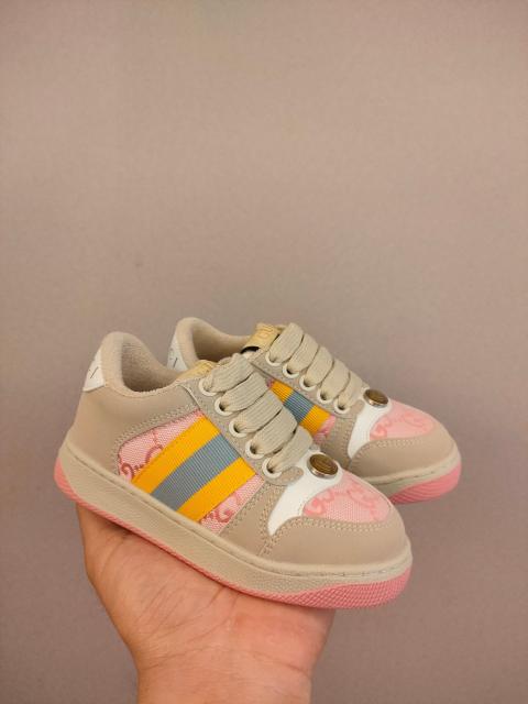 Canvas Leather Patchwork Colorblock Casual Shoes for Kids 9 colors