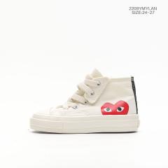 Co-branded love  velcro high/low Top board shoes for kids 4 colors