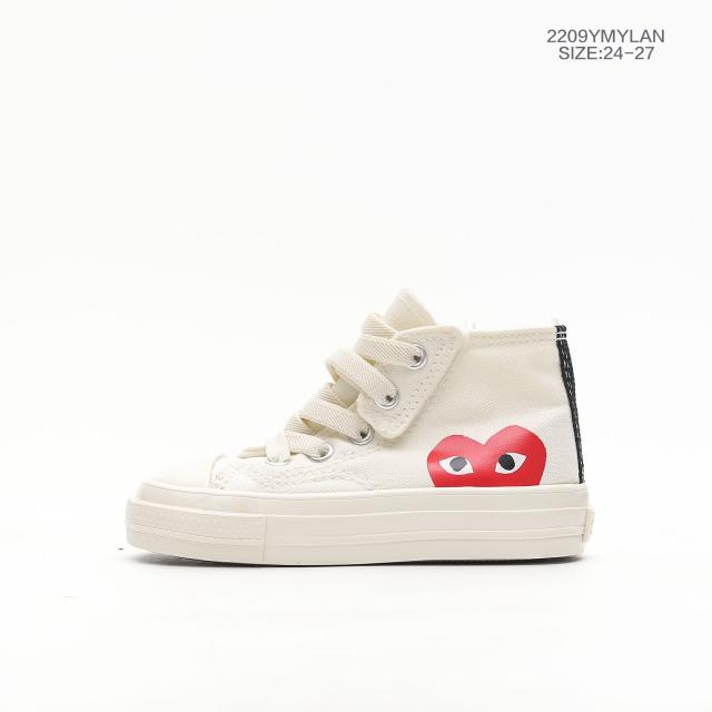 Co-branded love  velcro high/low Top board shoes for kids 4 colors