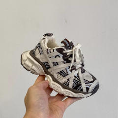 Lace-up model made old shoes for kids 4 colors